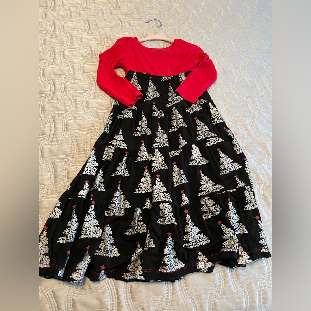 Kickee pants midnight tree foil dress 2T